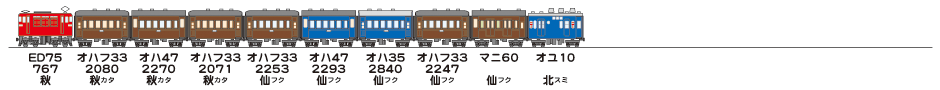 19820103奥羽本線445列車
