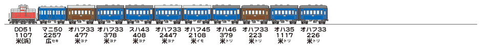 19820815山陰本線831列車