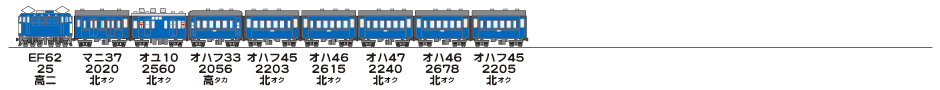 19820816信越本線326列車
