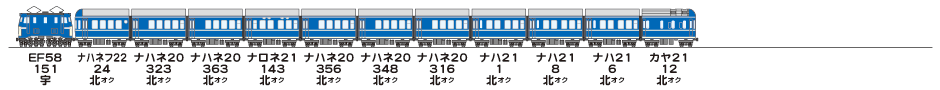 19830101急行津軽403列車