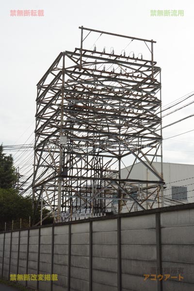 日立川島工場内の鉄構